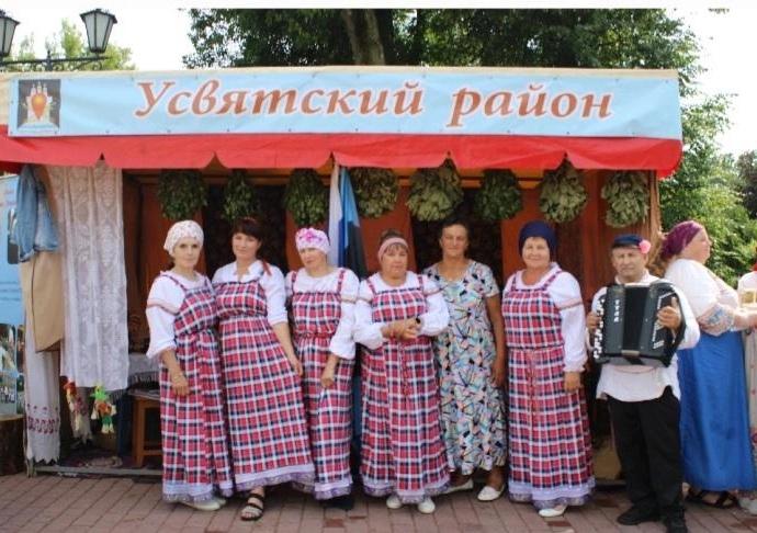 Усвятский район принял участие на Славянском базаре в Витебске.